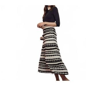 NEW ESTEEM COUTURE heather midi skirt in black/white